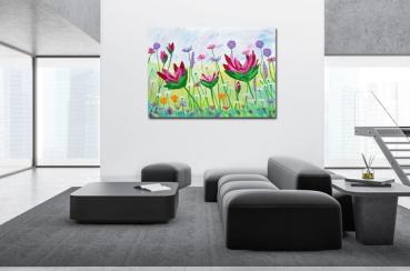 Buy hand-painted XXL art living room - Abstract No. 1380